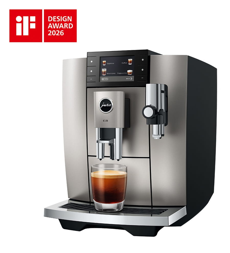 JURA E8 Midnight Silver (SD), Produktansicht