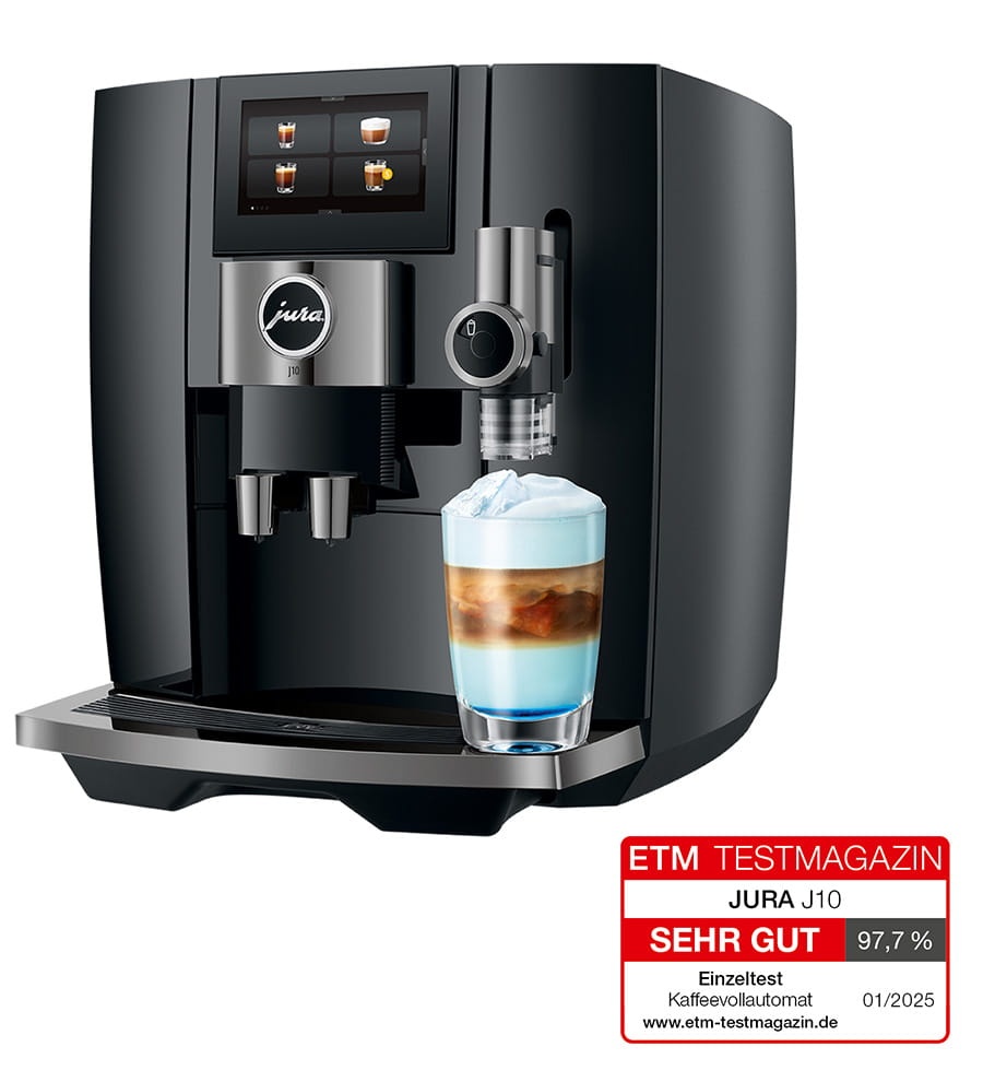 JURA J10 Piano Black (SA), Produktansicht
